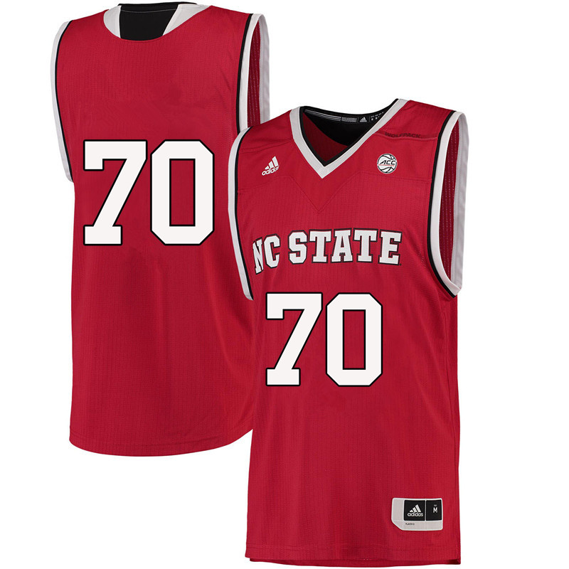 Men #70 Dick Dickey NC State Wolfpack College Basketball Jerseys-Red